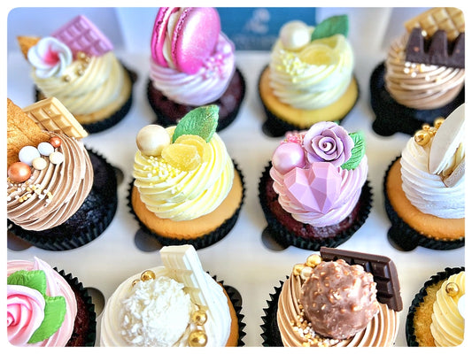 De Luxe Cupcakes, Box of 6