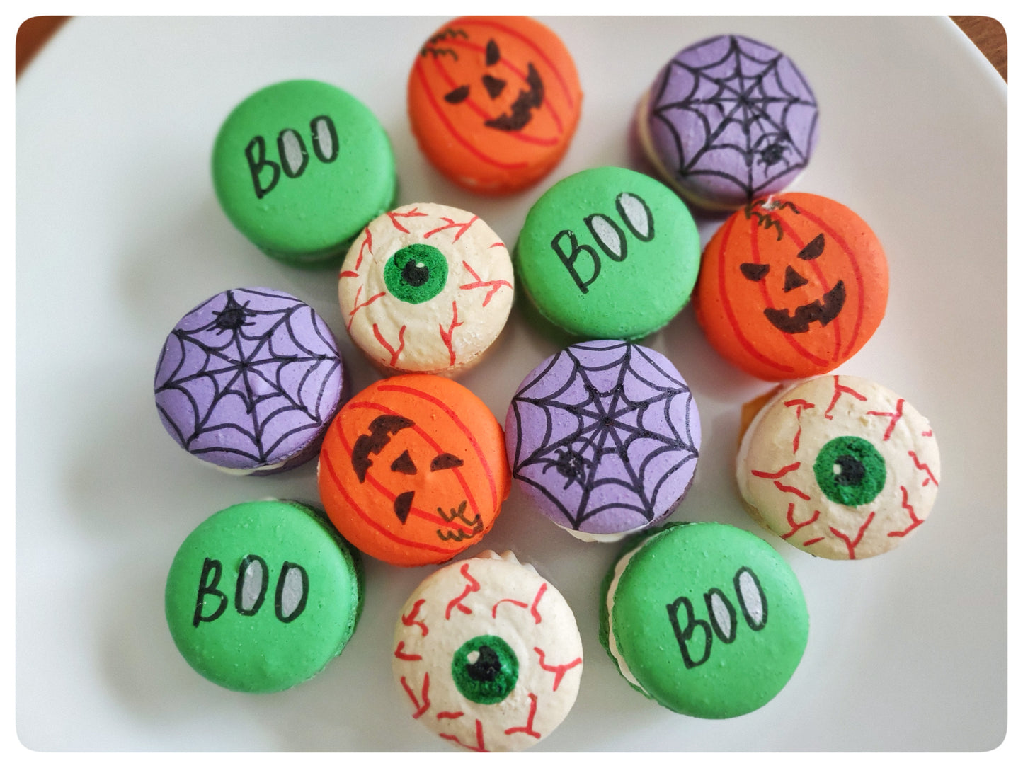 Halloween Macarons, Box of 12