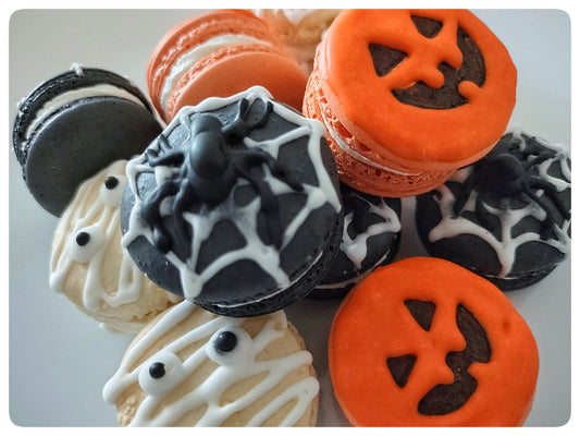 Halloween Macarons, Box of 12