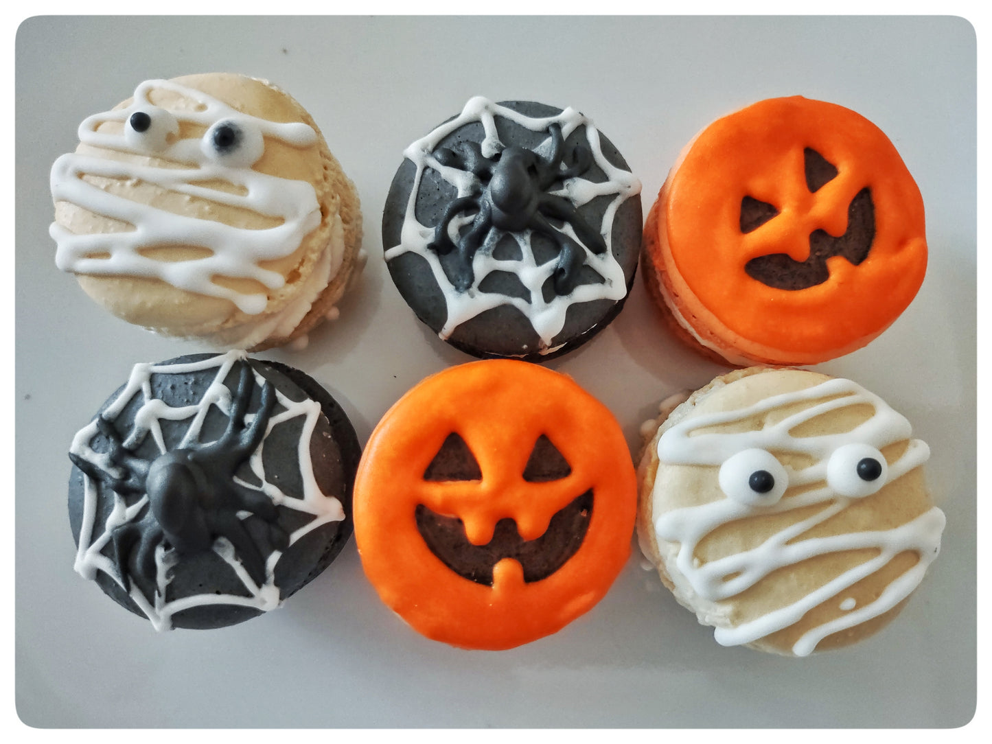 Halloween Macarons, Box of 12