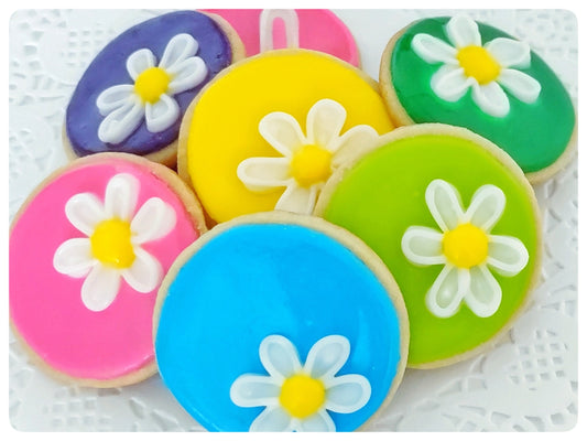 Spring Flower Cookies, Box of 12