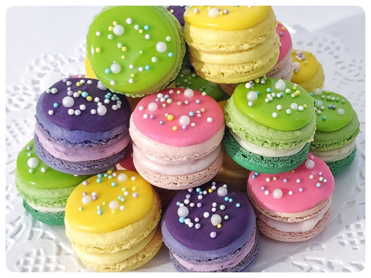 Colorful Macarons, Box of 12