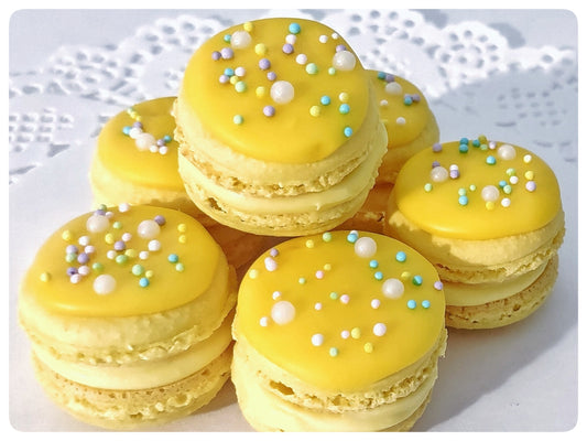 Lemon Macarons, Box of 12