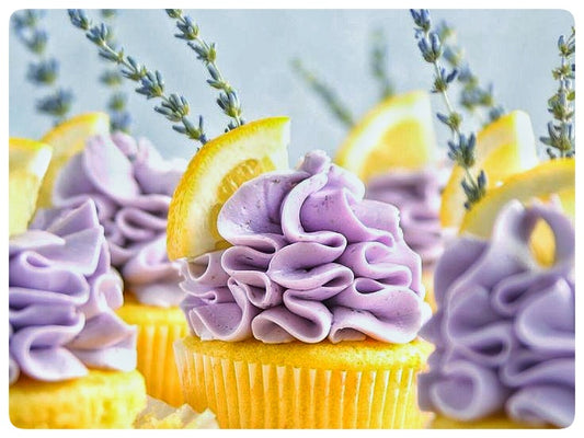 Lavender Cupcakes, Box of 6