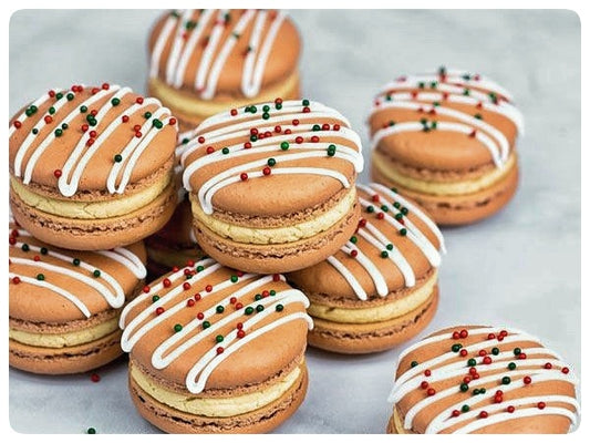 Gingerbread Macarons, Box of 12