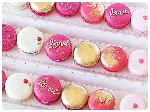 Valentine's Macarons, Box of 12