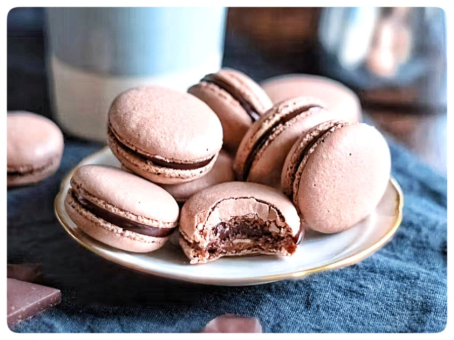 Chocolate Macarons, Box of 12