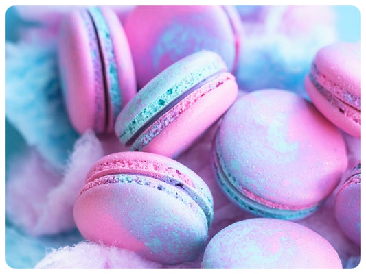 CottonCandy Macarons, Box of 12