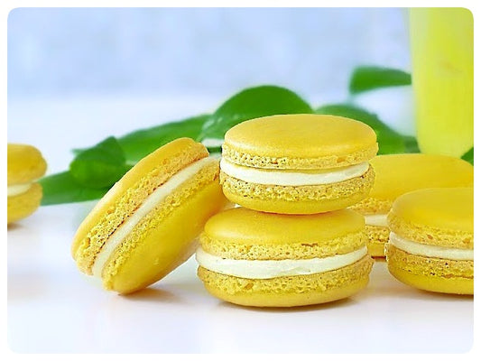 Classic Lemon Macarons, Box of 12