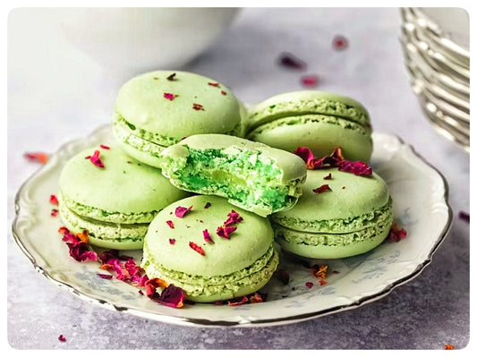 Classic Matcha Macarons, Box of 12