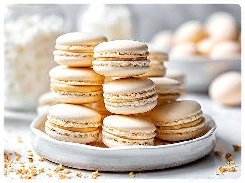 Classic Vanilla Macarons, Box of 12