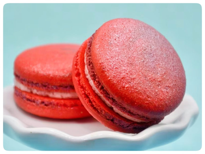 Red Velvet Macarons, Box of 12