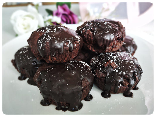 Vegan Brownie Muffins, Box of 6