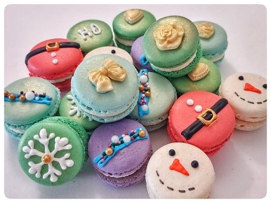 Christmas Macarons, Box of 12