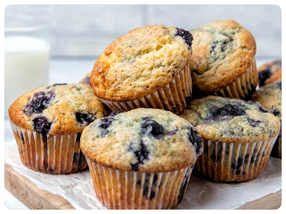 Vegan Blueberry Muffins, Box of 6