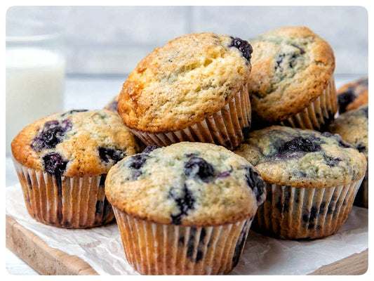 Vegan Blueberry Muffins, Box of 6