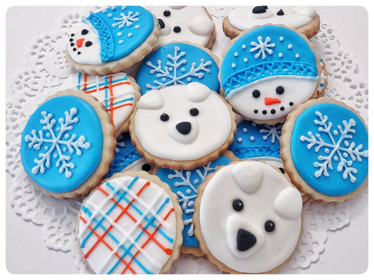 Christmas Sugar Cookies, Box of 12